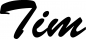 Preview: Tim - Schriftzug aus Eichenholz