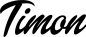 Preview: Timon - Schriftzug aus Eichenholz