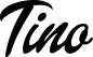 Preview: Tino - Schriftzug aus Eichenholz