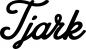 Preview: Tjark - Schriftzug aus Eichenholz