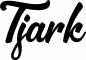 Preview: Tjark - Schriftzug aus Eichenholz