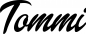 Preview: Tommi - Schriftzug aus Eichenholz