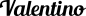 Preview: Valentino - Schriftzug aus Eichenholz