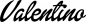 Preview: Valentino - Schriftzug aus Eichenholz