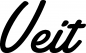Preview: Veit - Schriftzug aus Eichenholz