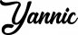 Preview: Yannic - Schriftzug aus Eichenholz
