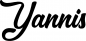 Preview: Yannis - Schriftzug aus Eichenholz