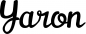 Preview: Yaron - Schriftzug aus Eichenholz