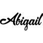 Mobile Preview: Abigail - Schriftzug aus Birke-Sperrholz