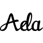 Preview: Ada - Schriftzug aus Birke-Sperrholz