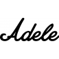 Preview: Adele - Schriftzug aus Birke-Sperrholz