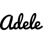 Preview: Adele - Schriftzug aus Birke-Sperrholz