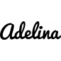 Preview: Adelina - Schriftzug aus Birke-Sperrholz