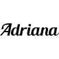 Preview: Adriana - Schriftzug aus Birke-Sperrholz