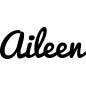 Preview: Aileen - Schriftzug aus Birke-Sperrholz