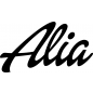 Preview: Alia - Schriftzug aus Birke-Sperrholz