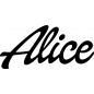 Preview: Alice - Schriftzug aus Birke-Sperrholz