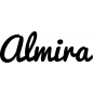 Preview: Almira - Schriftzug aus Birke-Sperrholz