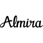 Preview: Almira - Schriftzug aus Birke-Sperrholz