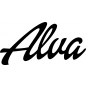 Preview: Alva - Schriftzug aus Birke-Sperrholz