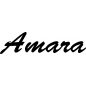 Preview: Amara - Schriftzug aus Birke-Sperrholz