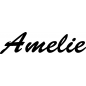 Preview: Amelie - Schriftzug aus Birke-Sperrholz