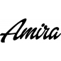 Preview: Amira - Schriftzug aus Birke-Sperrholz