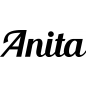 Preview: Anita - Schriftzug aus Birke-Sperrholz