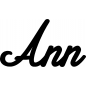 Preview: Ann - Schriftzug aus Birke-Sperrholz