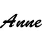Preview: Anne - Schriftzug aus Birke-Sperrholz