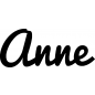 Preview: Anne - Schriftzug aus Birke-Sperrholz