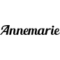 Preview: Annemarie - Schriftzug aus Birke-Sperrholz