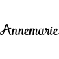 Preview: Annemarie - Schriftzug aus Birke-Sperrholz
