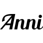 Preview: Anni - Schriftzug aus Birke-Sperrholz