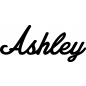 Preview: Ashley - Schriftzug aus Birke-Sperrholz