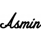 Preview: Asmin - Schriftzug aus Birke-Sperrholz