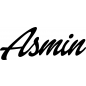 Preview: Asmin - Schriftzug aus Birke-Sperrholz