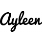 Preview: Ayleen - Schriftzug aus Birke-Sperrholz