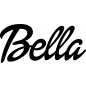 Preview: Bella - Schriftzug aus Birke-Sperrholz