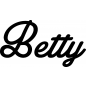 Preview: Betty - Schriftzug aus Birke-Sperrholz