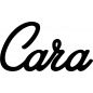Preview: Cara - Schriftzug aus Birke-Sperrholz