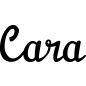 Preview: Cara - Schriftzug aus Birke-Sperrholz