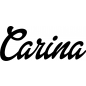 Preview: Carina - Schriftzug aus Birke-Sperrholz