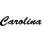 Preview: Carolina - Schriftzug aus Birke-Sperrholz