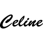Preview: Celine - Schriftzug aus Birke-Sperrholz