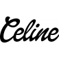 Preview: Celine - Schriftzug aus Birke-Sperrholz
