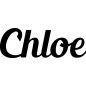 Mobile Preview: Chloe - Schriftzug aus Birke-Sperrholz