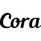 Mobile Preview: Cora - Schriftzug aus Birke-Sperrholz