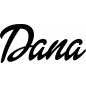 Mobile Preview: Dana - Schriftzug aus Birke-Sperrholz