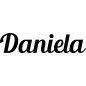 Preview: Daniela - Schriftzug aus Birke-Sperrholz